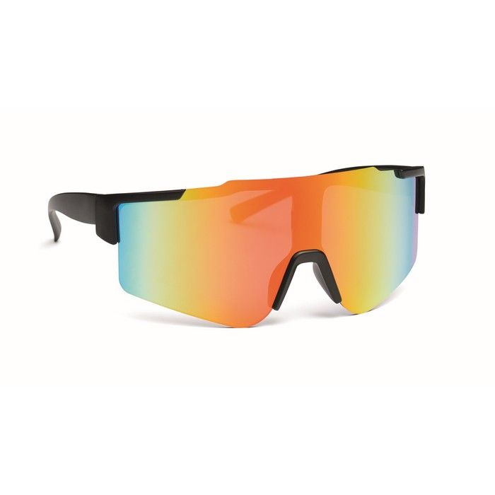 Lunettes de soleil sport avec verres miroir et protection UV400