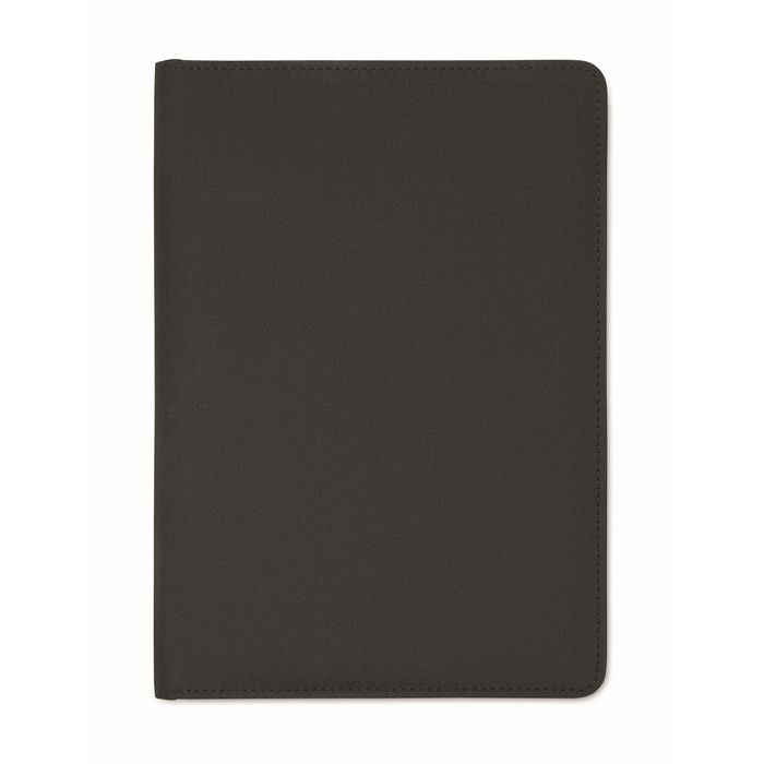 Porte-documents avec compartiments et pages lignées à l'intérieur A5