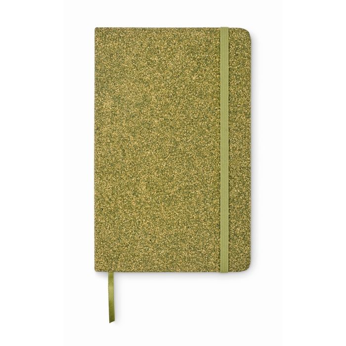 Carnet A5 à couverture rigide en matériaux recyclés, pages lignées