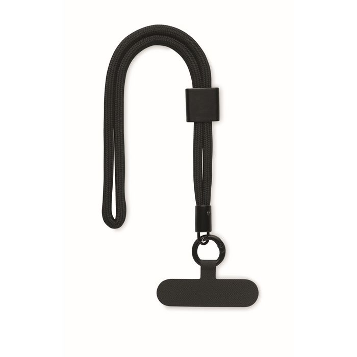 Bracelet en RPET ajustable pour téléphone portable, longueur 25 cm