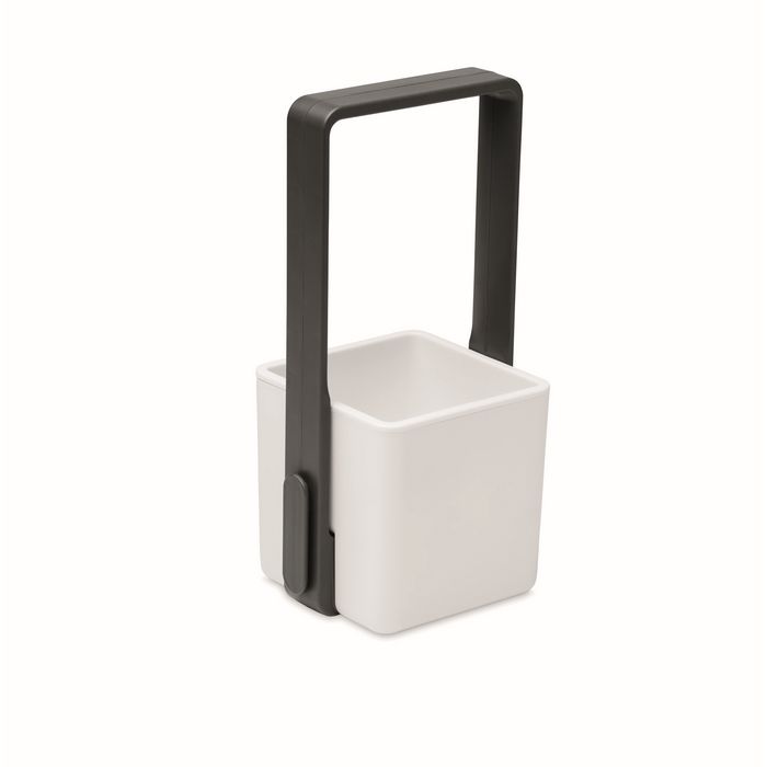 Pot de fleurs d'intérieur avec 4 lumières LED sur le dessus