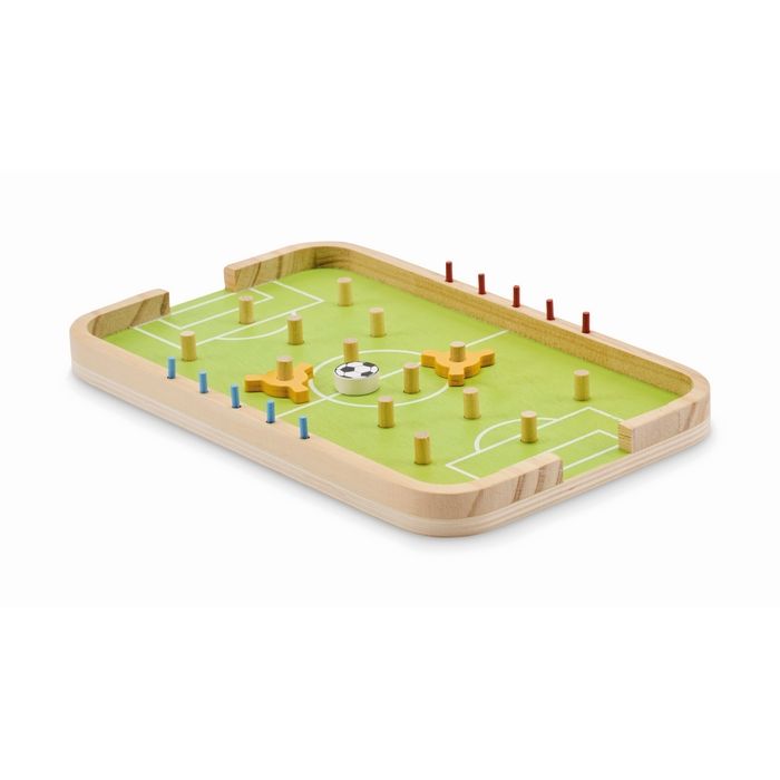Jeu de football en bois avec joueurs et accessoires