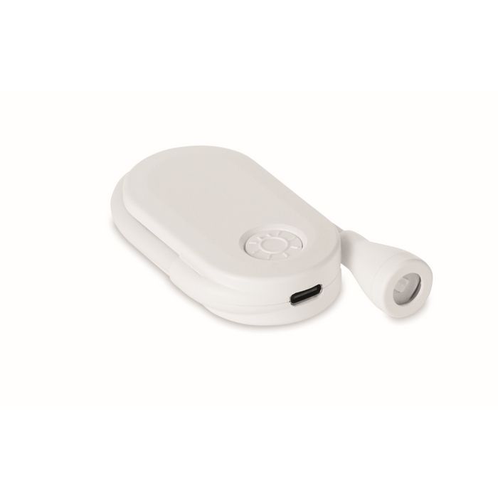 Lampe de lecture LED rechargeable en plastique avec clip et 3 modes