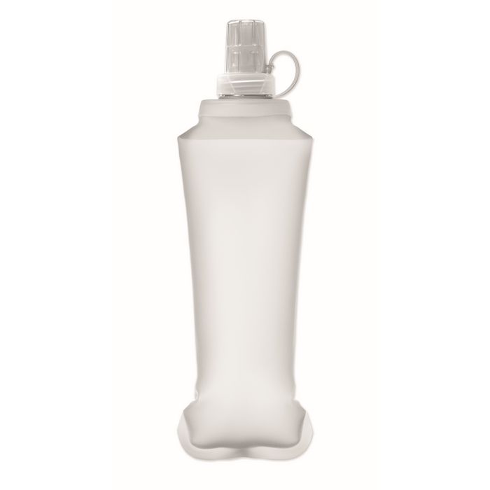 Gourde pliable en thermoplastique avec valve à mordre 500 ml