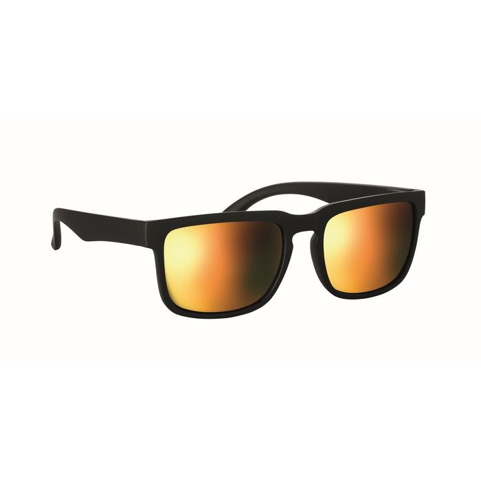 Lunettes de soleil UV400 avec verres miroir et monture mate