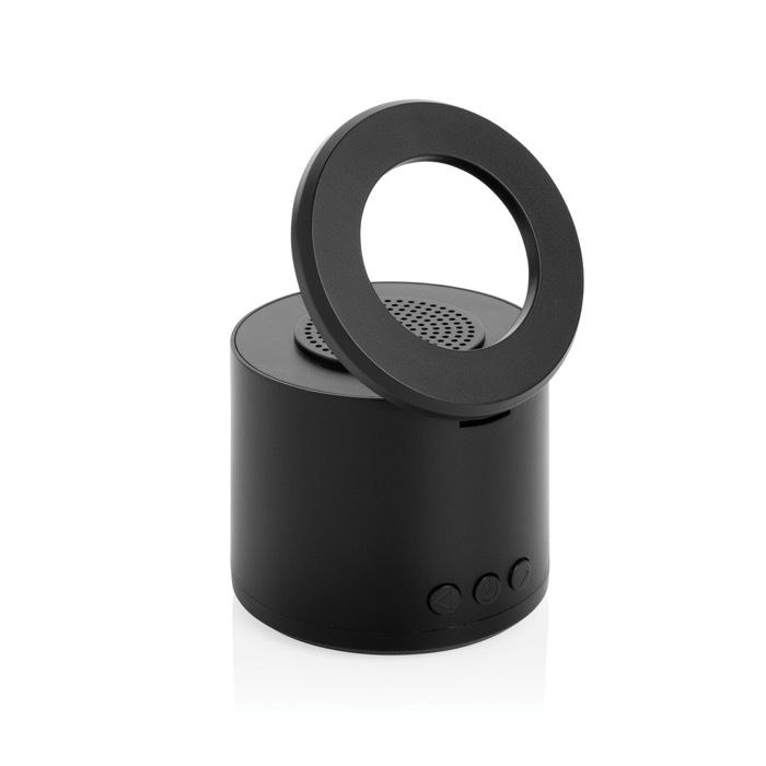 Enceinte sans fil en ABS recyclé avec support téléphone 3W
