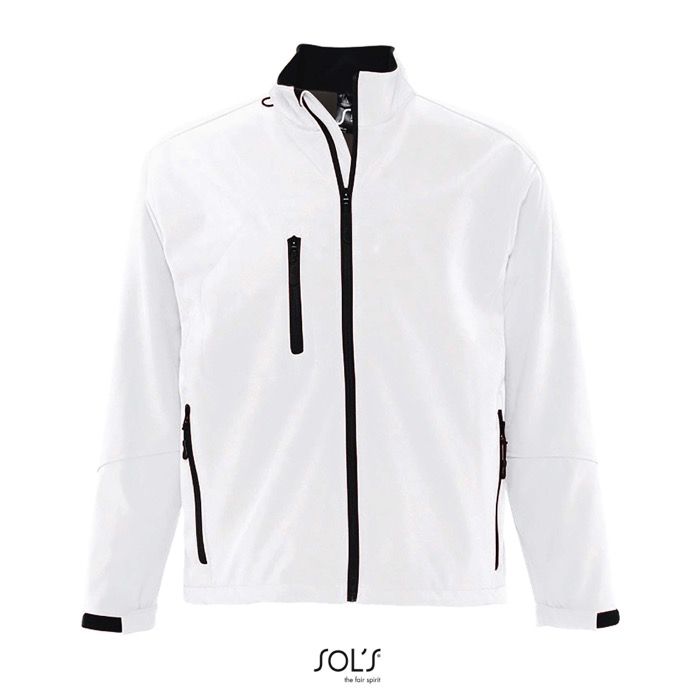 Veste soft Shell floquée avec logo avec zone d'impression