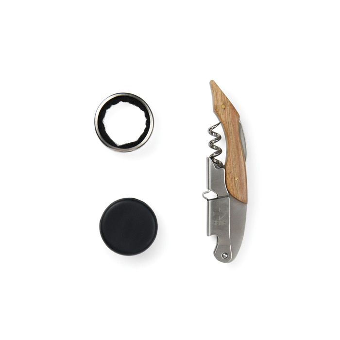 Set de vin avec boîte cadeau en forme de livre classique