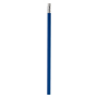 Crayon rond non taillé en plusieurs couleurs avec gomme blanche couleur bleu foncé deuxième vue
