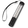 Lampe de poche en aluminium avec lumière LED continue ou clignotante