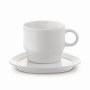 Tasse à café avec soucoupe triangulaire fabriquée en UE 180ml