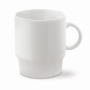 Tasse en porcelaine blanche empilable fabriquée en UE 250ml