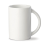 Tasse en porcelaine blanche poignée demi-cercle fabriquée en UE 300ml