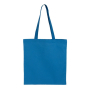Sac en coton avec certification OEKO-TEX de couleurs 140 g/m2 couleur bleu deuxième vue