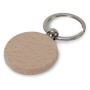 Porte-clés circulaire en bois à personnaliser Ø40mm