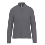 Polo classique pour femme en coton piqué à manches longues 180 g/m² couleur gris foncé