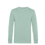 Sweat-shirt à col rond en coton biologique 280 g/m² B&C couleur vert menthe