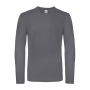 T-shirt pour homme à manches longues en coton 145 g/m² B&C couleur gris foncé