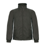 Veste en polyester pour homme coupe-vent et imperméable B&C couleur noir