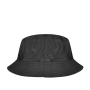 Chapeau bob réversible en nylon avec doublure intérieure en polaire couleur noir
