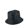 Chapeau bob en nylon pour toutes occasions, résistant à l'eau couleur noir