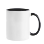 Tasse en céramique bicolore, plusieurs options, 325 ml