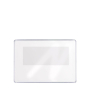 Aimant rectangulaire personnalisable avec papier à 1 face 90x60 mm