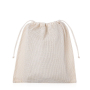 Sac en coton avec un côté en maille en forme de filet 140 g/m²