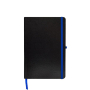 Carnet avec couverture en carton et ruban coloré A5 feuilles lisses