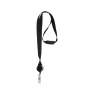 Lanyard en polyester avec porte-badge extensible et bloqueur