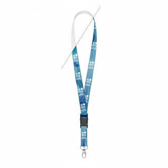 Tour de cou impression intégrale détachable en RPET pour sublimation