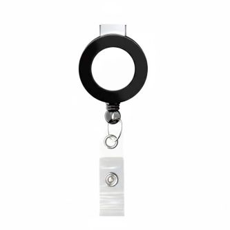 Porte-badge rétractable rond impression intégrale ⌀2