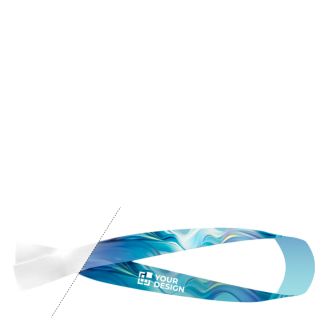 Bracelet impression intégrale avec plusieurs options de fermeture