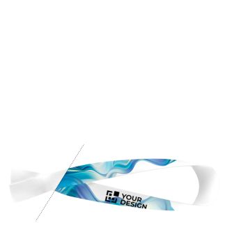 Bracelet impression intégrale en RPET avec différentes fermetures