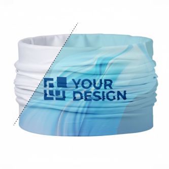 Cache-cou impression intégrale avec protection UV et absorption rapide