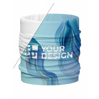 Cache-cou impression intégrale en polyester 100 %