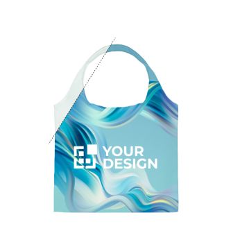 Sac pliable impression intégrale en RPET avec poche intérieure