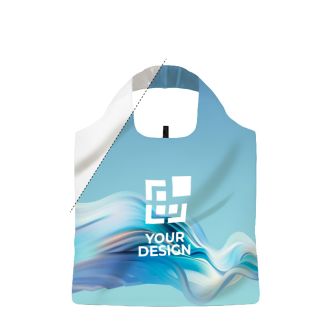 Sac pliable impression intégrale en RPET pour les courses avec housse