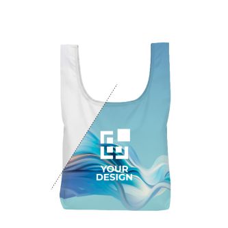 Sac pliable impression intégrale en RPET avec poche intérieure