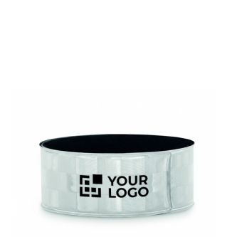 Bracelet réfléchissant impression intégrale avec surface quadrillée