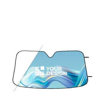 Pare-soleil pour voiture impression intégrale avec 2 ventouses