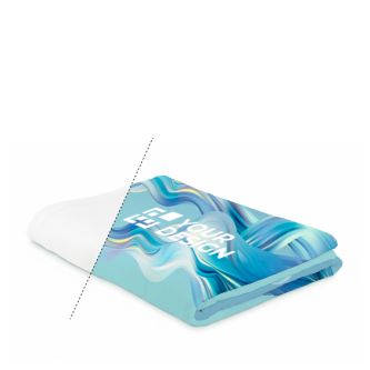 Couverture fine impression intégrale avec doublure polaire 270 g/m²