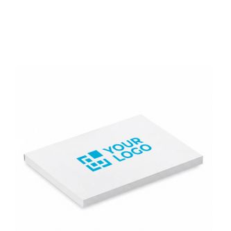 Set de 100 notes adhésives blanches impression intégrale fabriqué UE