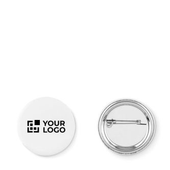 Badge de forme ronde impression intégrale en différentes tailles