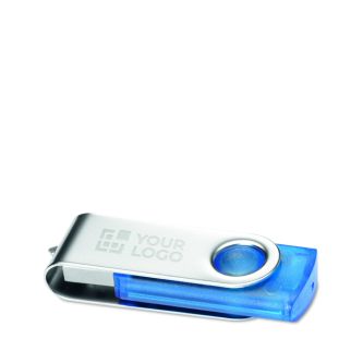 Clé USB colorée transparente impression intégrale