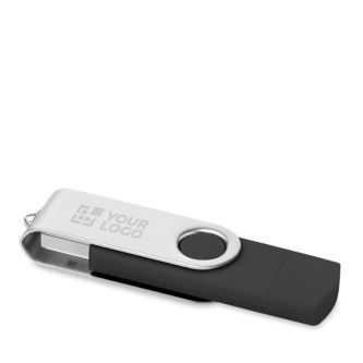 Clé USB colorée impression intégrale avec connexion Type C