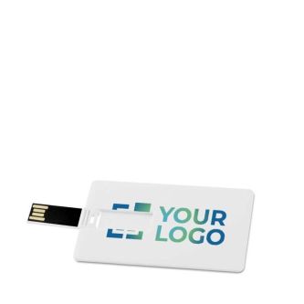 Carte USB avec impression intégrale rectangulaire