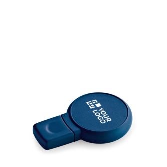 Clé USB impression intégrale de forme circulaire avec finition gomme