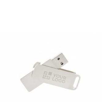 Clé USB impression intégrale avec corps et clip en métal