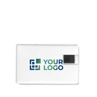Carte USB impression intégrale transparente recto-verso